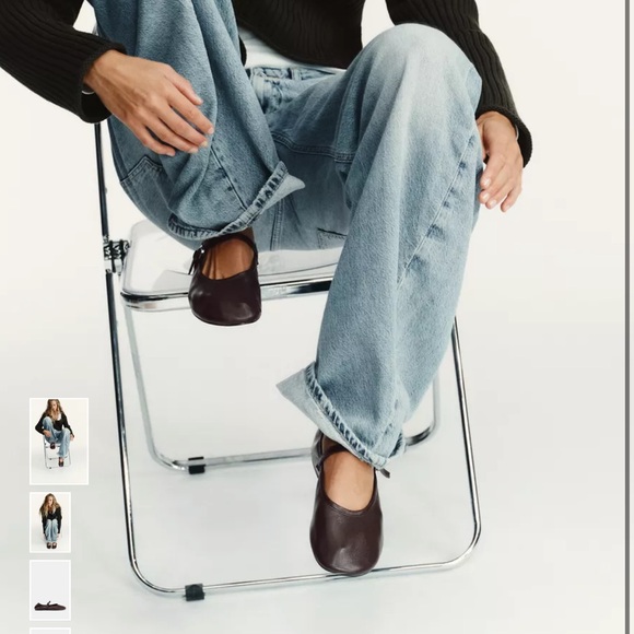 Zara Shoes - Zara Light Blue Flare Jeans